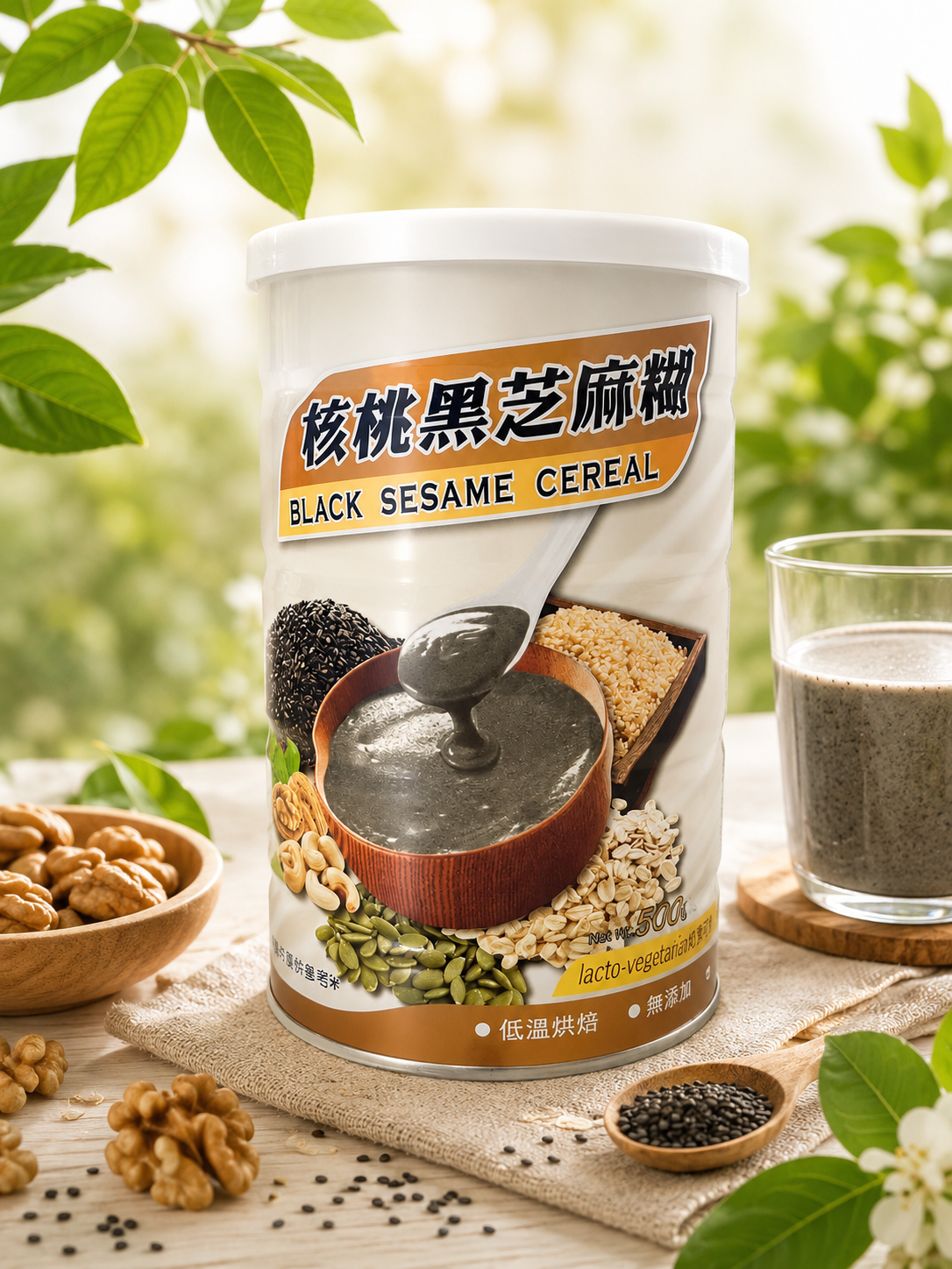 核桃黑芝麻糊