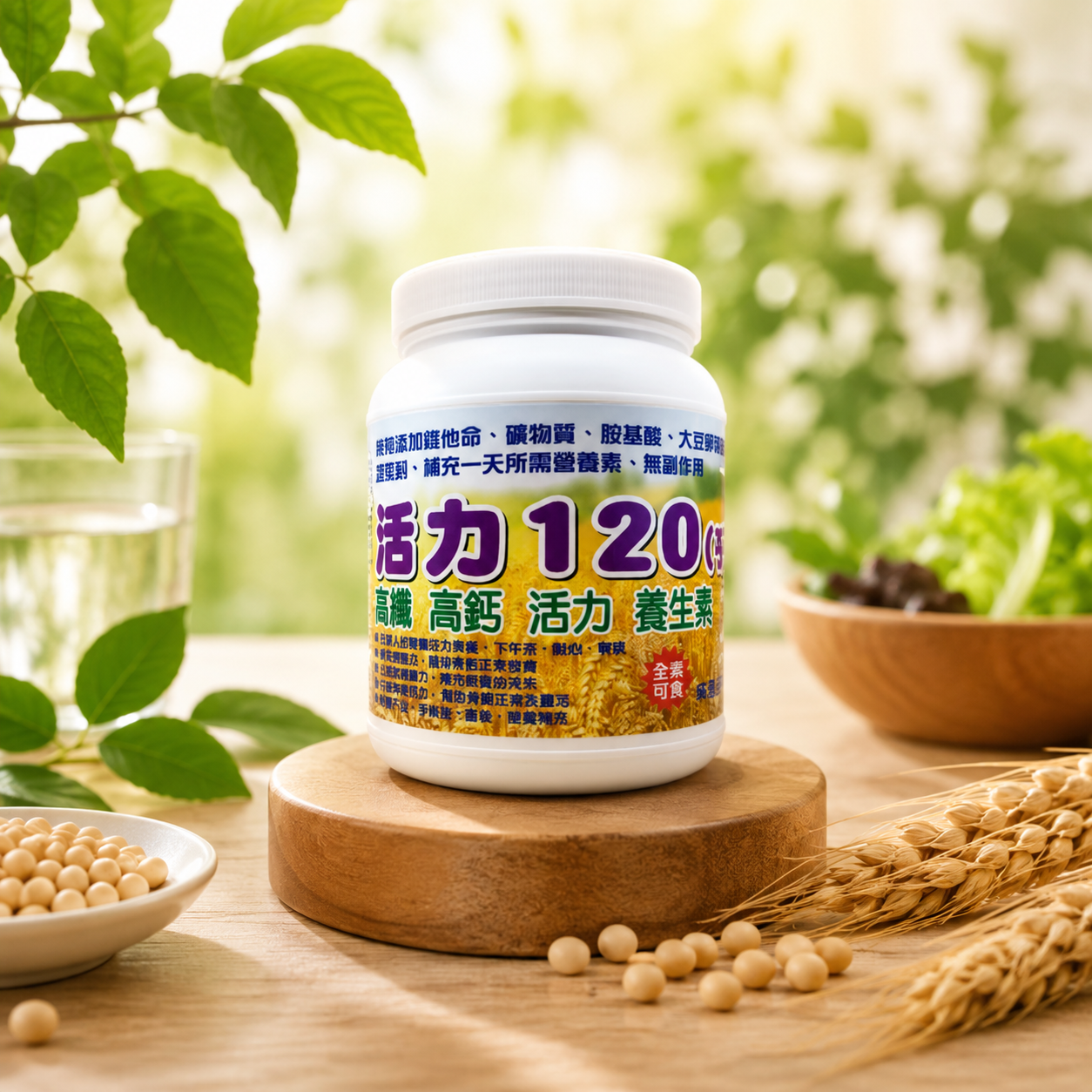 活力120（乎你呷百二）高纖高鈣活力養生素