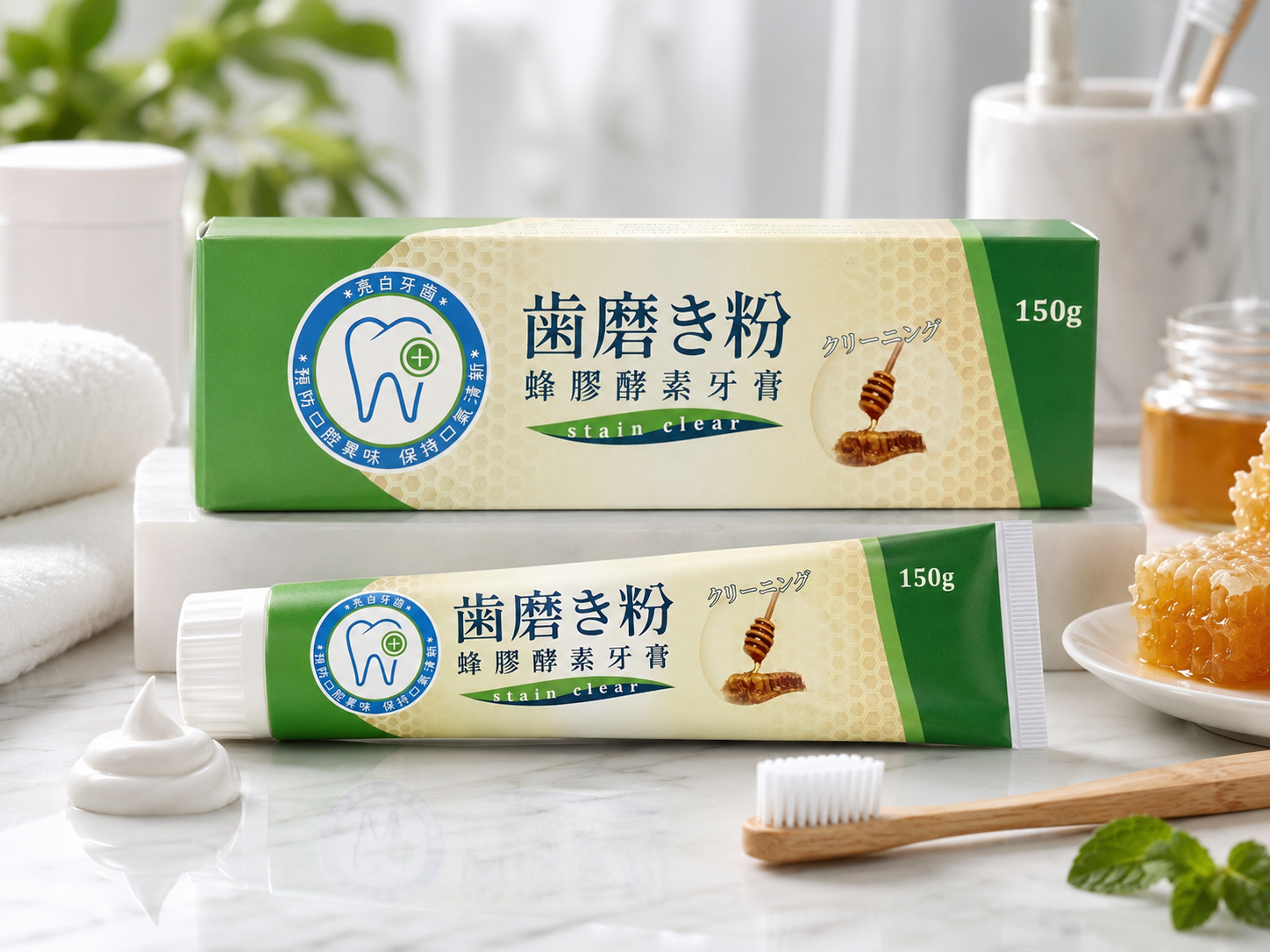 蜂膠酵素牙膏
